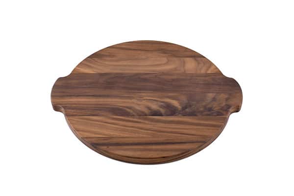 Walnut Circular Cutting Board with Handles