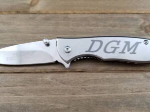 Laser Engraved Personalized Stainless Steel Metal Knife