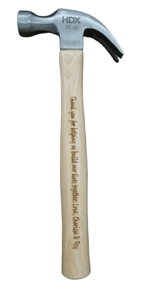 custom engraved hammer