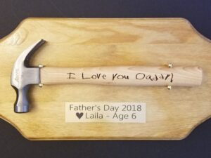 Custom Text Laser Engraved Hammer With Display